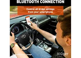 Curt Manufacturing Echo under-dash brake controller bluetooth smartphone connection