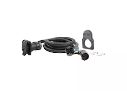 Curt Manufacturing (kit=56070+55417)7ftgm wiring harness extension&cover (adds 7way rv blade to truck bed)