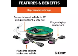 Curt Manufacturing 22-c compass custom towed-vehicle rv wiring harness