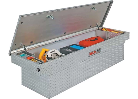 Jobox Single-Lid Aluminum Deep Crossover Tool Box - 71"L x 20.875"W x 17.25"H