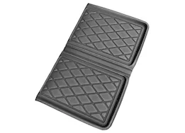 3-D Mats Large universal cross fold multi-purpose tray black l37.5inxw33.5in