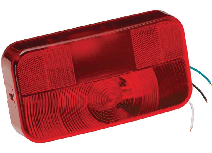 Draw-Tite Taillight surface mount #92 red with black base Main Image