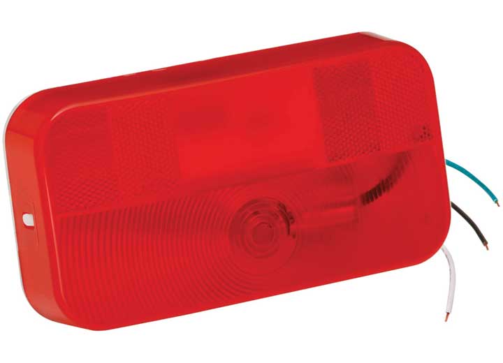 Draw-Tite Taillight surface mount #92 red with white base Main Image