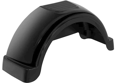 Draw-Tite Plastic trailer fender w/top step 13in tire size black Main Image