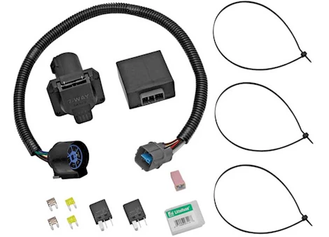 Draw-Tite 09-14 ridgeline/09-11 pilot replacement oem tow package 7way harness w/modilite Main Image