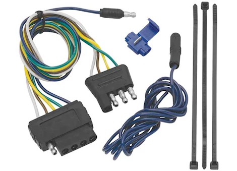 Tow Ready Plug to Plug Adapter - 4-Flat to 5-Flat