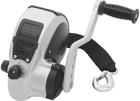 Draw-Tite WINCH - HAND CRANK, TWO SPEED W 20 STRAP AND HOOK; 3,200 LBS  PACKAGED