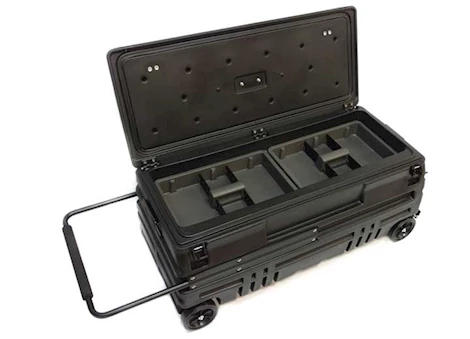DU-HA BLACK SQUAD BOX WITH MANUAL LATCH PORTABLE STORAGE/GUN CASE
