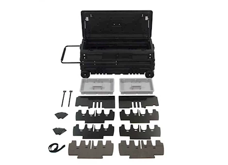 DU-HA Black squad box with internal latch portable storage/gun case Main Image