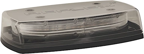 Ecco Safety Group LED MICROBAR,11IN,12-24V,PERMANENT MOUNT,CLEAR/AMBER/CLEAR,CLASS I