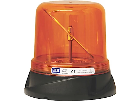 Ecco Safety Group Led hybrid beacon: rotoled, 12-24vdc, amber Main Image