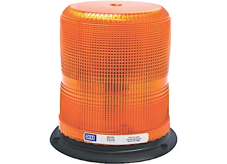 Ecco Safety Group Led beacon: pulse ii, 12-48vdc, pulse8 flash, 7in, amber Main Image