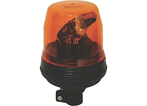 Ecco Safety Group Led rotating beacon low profile 12-24vdc 185 fpm flexi din pole mount amber Main Image