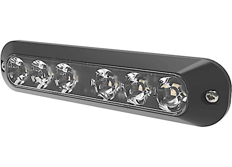 Ecco Safety Group Directional, 6 led, surface mount, 12-24vdc, split-c clear/red Main Image