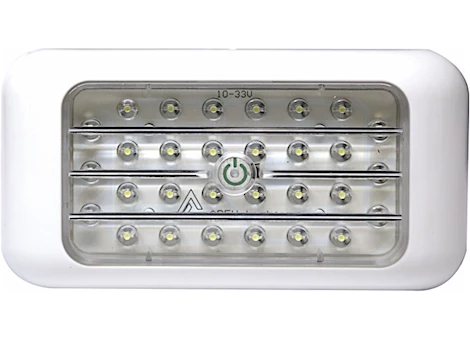 Ecco Safety Group Interior lighting 30 led flush mount rectangular w/switch 12-24v white Main Image