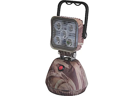 Ecco Safety Group WORKLAMP 5LED SQUARE FLOOD CAMO,12-24VDC W/CHARGER