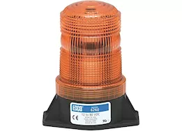 Ecco Safety Group Led beacon: medium profile, 12-80vdc, pulse8 flash, amber