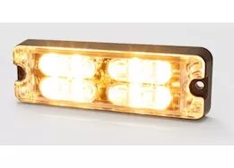 Ecco Safety Group Directional, low-profile, 12leds, 12-24v, single-color, amber