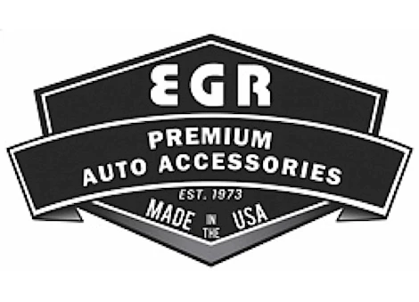 EGR 20-c silverado/sierra 2500/3500 crew cab in-channel widow visor 4 pc matte black Main Image