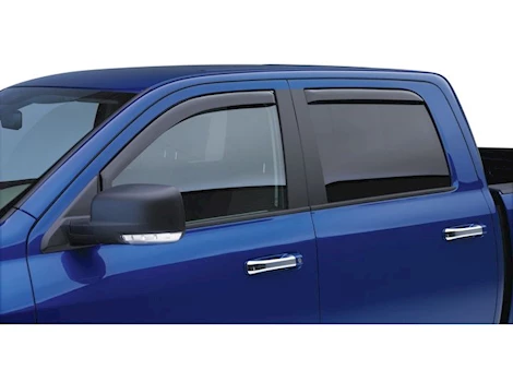 EGR 19-23 RAM 1500/2500/3500 NEW BODY STYLE CREW CAB IN-CHANNEL MATTE BLACK WINDOW VISORS