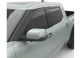 EGR 22-c tundra in channel window visors front/rear set matte black
