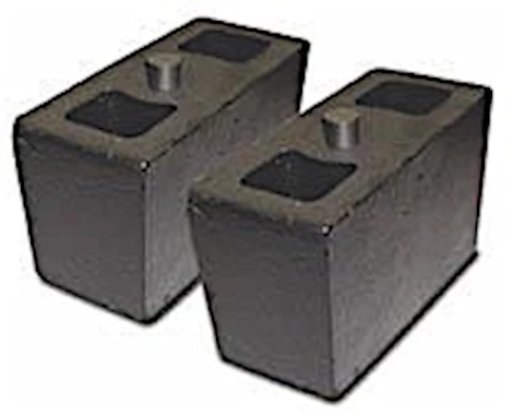 ProComp 3in rear lift block; 2 aluminum riser blocks; dual pin; not vehicle specific Main Image
