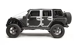 Fab Fours Inc. 07-18 jeep jk unlimited rear door skin matte black