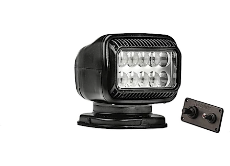 Golight RadioRay GT Series Permanent Mount LED Spotlight w/Hardwired Remote - Black Main Image