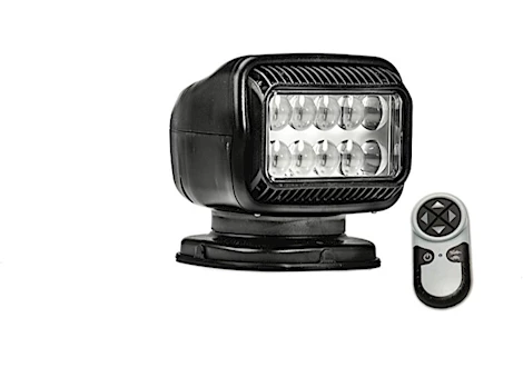 Golight RadioRay GT Series Permanent Mount LED Spotlight w/Wireless Remote - Black Main Image