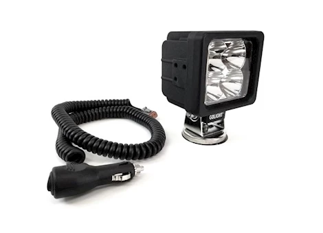 Golight Light magnetic mount 15ft coiled cord w/lighter plug w/on/off switch spot beam Main Image
