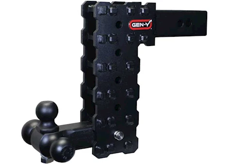 Gen-Y Hitch 2.5in solid shank 10in drop 1.6k tw 16k hitch & gh-051 versa-ball mount & gh-090 bolt on ball Main Image
