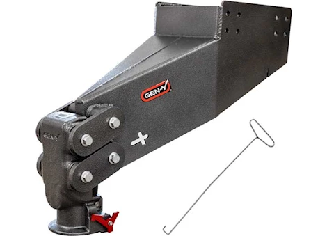 Gen-Y Hitch Executive torsion-flex turning point 5th whl to gooseneck 2 5/16in cplr 1.5k-3.5k pin 21k towing Main Image