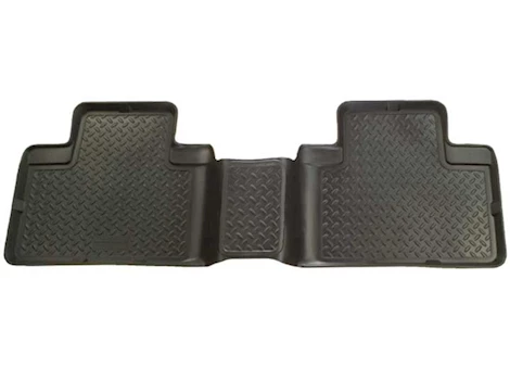 Husky Liner Classic Style 2nd Seat Floor Liner - Black for Quad Cab Main Image