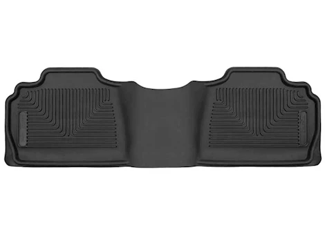 Husky Liner X-Act Contour 2nd Seat Floor Liner - Black for Extended Cab or Crew Cab