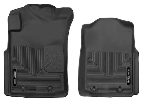 Husky Liner 05-11 TACOMA CREW/EXT/STD CAB FRONT FLOOR LINERS X-ACT CONTOUR SERIES BLACK