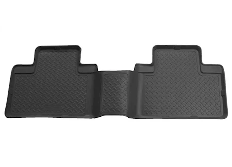 Husky Liner Classic Style 2nd Seat Floor Liner - Black for SuperCab (Extended Cab)