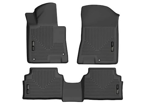 Husky Liner 21-23 sonata limited black front & 2nd seat floor liners weatherbeater series Main Image