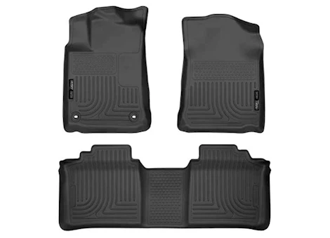 Husky Liner 13-15 avalon electric/gas fits standard and hybrid models front/2nd seat liners weatherbeater black Main Image