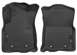 Husky Liner 18-23 tacoma at double cab/access cab front floor liners weatherbeater black