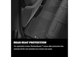Husky Liner WeatherBeater Front & 2nd Seat Floor Liner Set - Black for Crew Cab