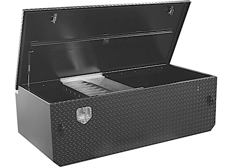 Highway Products 61X19.5X20 5TH WHEEL BOX NOTCHED W/BLACK DIAMOND PLATE BASE/LID