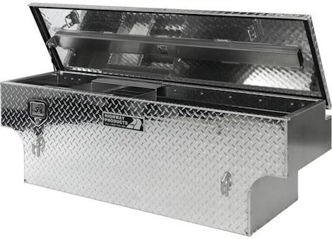 Highway 61"x19.5"x20" 5th Wheel Notched Diamond Plate Toolbox
