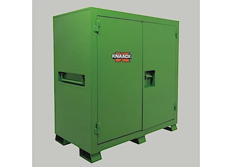 Knaack Safety kage cabinet, 59.4 cu ft, built-in outside safety compartments in doors, casters incl Main Image
