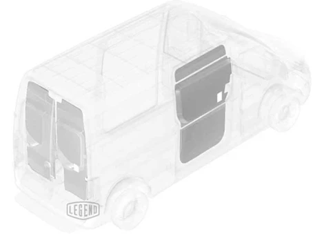 Legend Fleet Solutions Sprinter low roof door liner - light grey Main Image