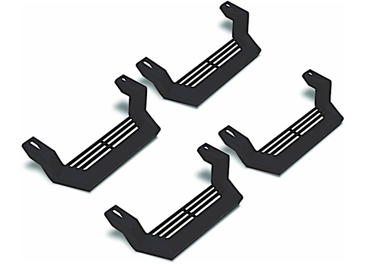 Lund International Universal all 4pc rock rail  step short black (must be used with rock rail) Main Image