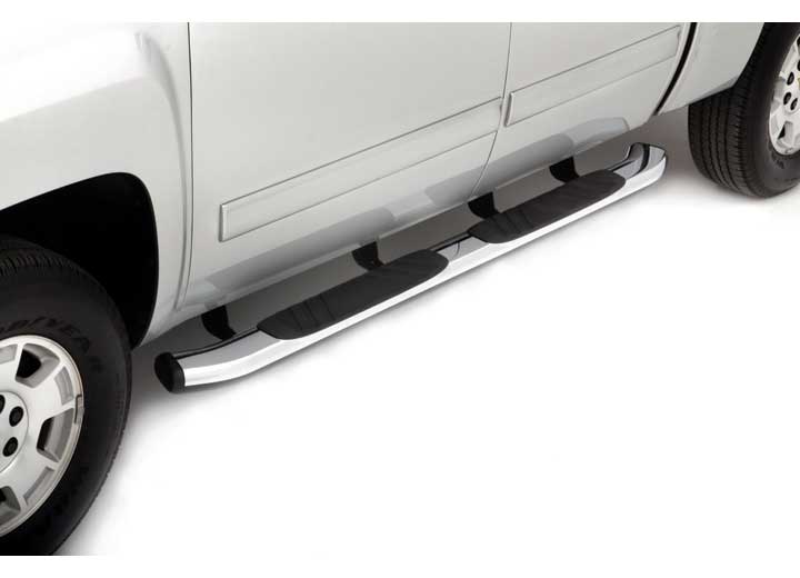 Lund International 05-11 toyota tacoma double cab 5in chrome ovals - 45 degree ends Main Image