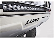 Lund International 11-16 silverado/sierra 2500/3500 bull bar w/led light bar stainless steel