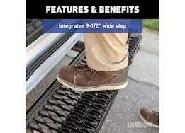 Luverne Truck Equipment Impact shock-absorbing rear bumper guard and step (no brackets)