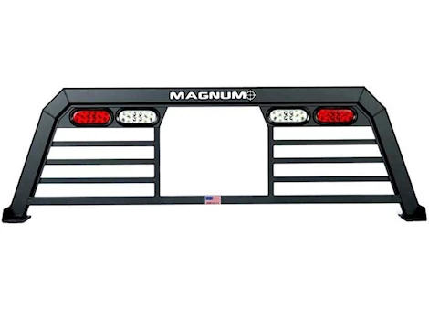 Magnum Truck Racks 07-18 gm 1500 or 07-19 gm 2500 low pro w/window headache rack Main Image