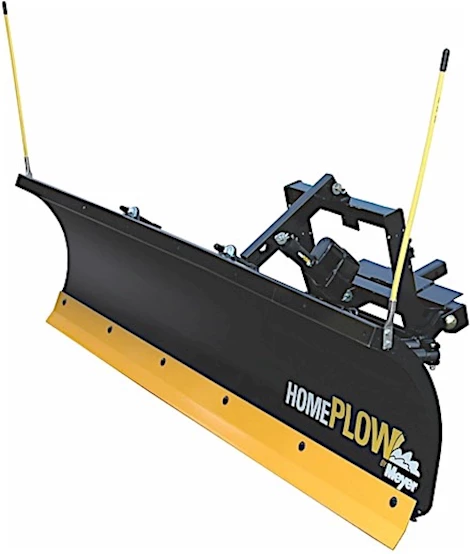 Meyer HomePlow 7'6"L x 22"H Full-Power Hydraulic Snowplow with Wired Controller Main Image